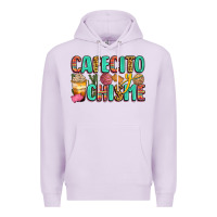Lilac cafecito y chisme Premium Hoodie - Zillion Design Studio