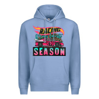 Colony Blue racing it's my favorite season sport car Premium Hoodie - AdoDesignShop