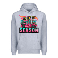 Heather Grey racing it's my favorite season sport car Premium Hoodie - AdoDesignShop