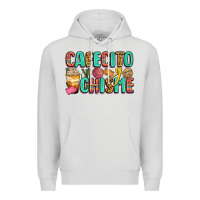 Dove Grey cafecito y chisme Premium Hoodie - Zillion Design Studio