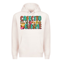 Pale Pink cafecito y chisme Premium Hoodie - Zillion Design Studio