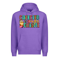 Purple cafecito y chisme Premium Hoodie - Zillion Design Studio
