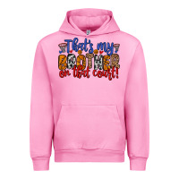 Fuchsia Pink that s my brother on that field Urban Hoodie - Zillion Design Studio