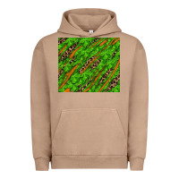 Pigment Burro distressed shamrock and leopard Urban Hoodie - RanaPortraitStore