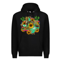 Black texas map Premium Hoodie - Zillion Design Studio