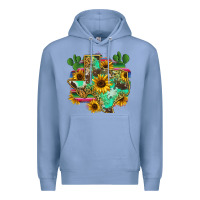 Colony Blue texas map Premium Hoodie - Zillion Design Studio