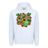 White texas map Premium Hoodie - Zillion Design Studio
