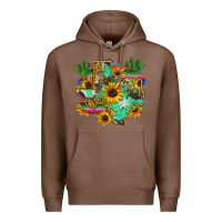 Chestnut texas map Premium Hoodie - Zillion Design Studio