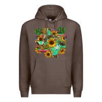 Coffee texas map Premium Hoodie - Zillion Design Studio