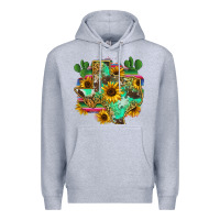 Heather Grey texas map Premium Hoodie - Zillion Design Studio