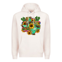 Pale Pink texas map Premium Hoodie - Zillion Design Studio