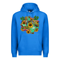 True Royal texas map Premium Hoodie - Zillion Design Studio