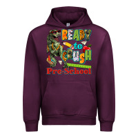 Mauve Wine ready to crush pre school Urban Hoodie - texasbilliewilder