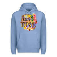 Colony Blue tan tipsy summer Premium Hoodie - texasbilliewilder