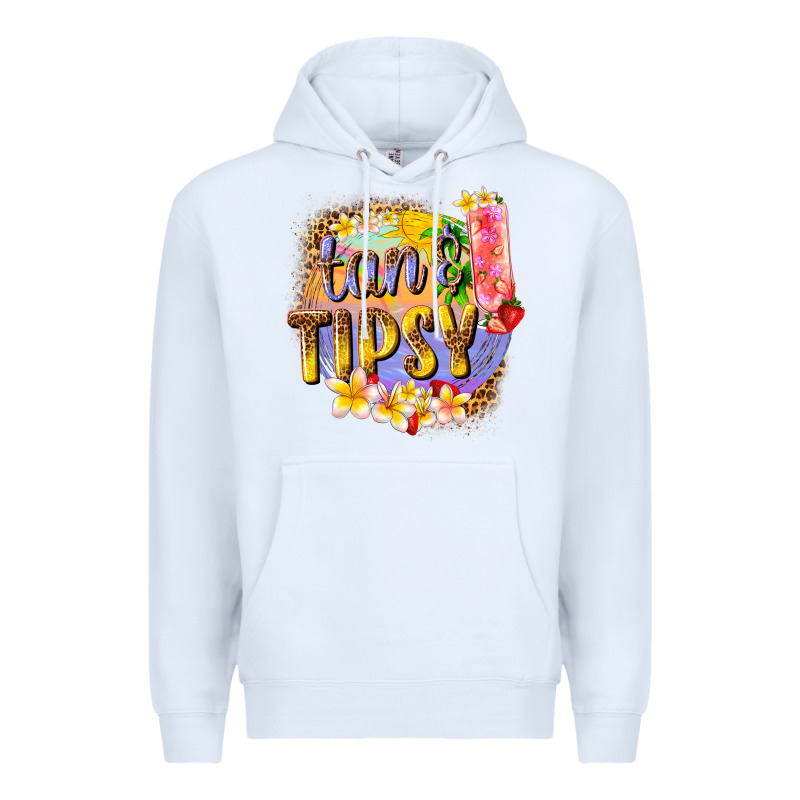 Tan Tipsy Summer Premium Hoodie by texasbilliewilder | Teevron