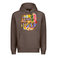 Coffee tan tipsy summer Premium Hoodie - texasbilliewilder