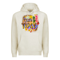 Oatmeal Heather tan tipsy summer Premium Hoodie - texasbilliewilder