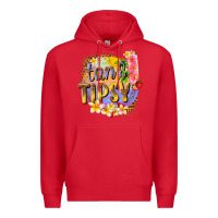 Red tan tipsy summer Premium Hoodie - texasbilliewilder