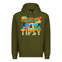 Army Green tanned and tipsy Premium Hoodie - texasbilliewilder