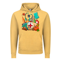 Vintage Mustard nurse  and fall Vintage Hoodie - AdoDesignShop