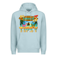Blue Mist tanned and tipsy Premium Hoodie - texasbilliewilder