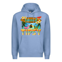 Colony Blue tanned and tipsy Premium Hoodie - texasbilliewilder