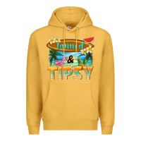 Mustard tanned and tipsy Premium Hoodie - texasbilliewilder