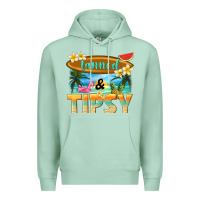Seafoam tanned and tipsy Premium Hoodie - texasbilliewilder