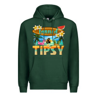 Sports Green tanned and tipsy Premium Hoodie - texasbilliewilder