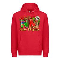 Red new mexico Premium Hoodie - Zillion Design Studio