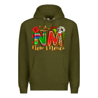Army Green new mexico Premium Hoodie - Zillion Design Studio