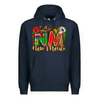 Navy new mexico Premium Hoodie - Zillion Design Studio