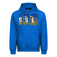 Cobalt that s my sister on that court Urban Hoodie - Zillion Design Studio