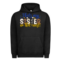 Pigment Black that s my sister on that court Urban Hoodie - Zillion Design Studio