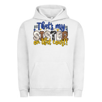 Pigment Lunar Rock that s my sister on that court Urban Hoodie - Zillion Design Studio