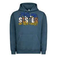 Pigment Midnight Navy that s my sister on that court Urban Hoodie - Zillion Design Studio