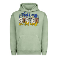 Pigment Oil Green that s my sister on that court Urban Hoodie - Zillion Design Studio