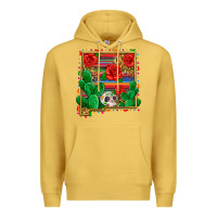 Antique Gold new mexico map Premium Hoodie - Zillion Design Studio