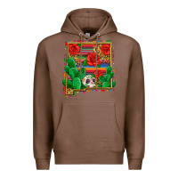 Chestnut new mexico map Premium Hoodie - Zillion Design Studio