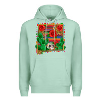 Seafoam new mexico map Premium Hoodie - Zillion Design Studio