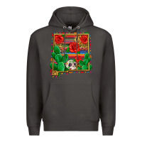 Smoke new mexico map Premium Hoodie - Zillion Design Studio