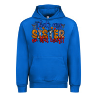 Cobalt that s my sister on that court Urban Hoodie - Zillion Design Studio