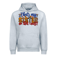 Heather Grey that s my sister on that court Urban Hoodie - Zillion Design Studio