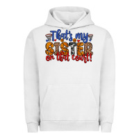 Pigment Lunar Rock that s my sister on that court Urban Hoodie - Zillion Design Studio