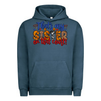 Pigment Midnight Navy that s my sister on that court Urban Hoodie - Zillion Design Studio