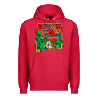 Cardinal new mexico map Premium Hoodie - Zillion Design Studio