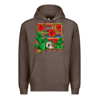 Coffee new mexico map Premium Hoodie - Zillion Design Studio