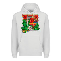 Dove Grey new mexico map Premium Hoodie - Zillion Design Studio