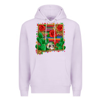 Lilac new mexico map Premium Hoodie - Zillion Design Studio