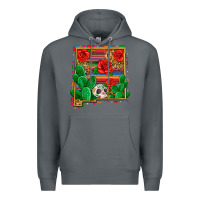 Rock new mexico map Premium Hoodie - Zillion Design Studio